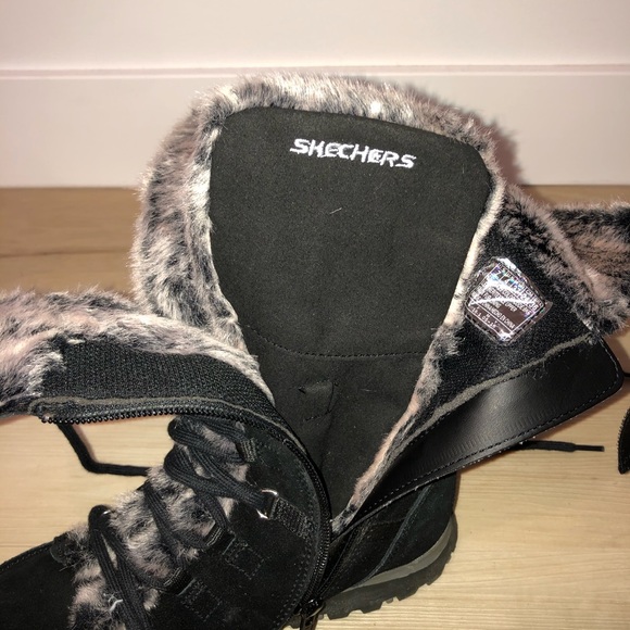 Tall Sketcher Suede Winter Boot - Picture 8 of 9